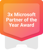 3x Microsoft Partner of the Year Award