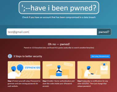 Have I been pwned?