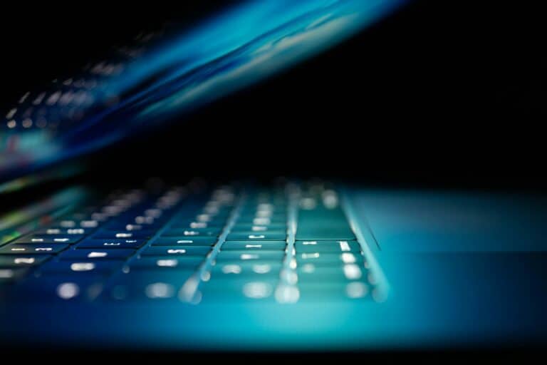 What-Is-Microsoft-Security-Copilot_-Should-You-Use-It_-scaled.jpg closeup photo of turned-on blue and white laptop computer