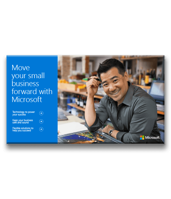 eBook: Move Your Small Business Forward with Microsoft | Resource tile