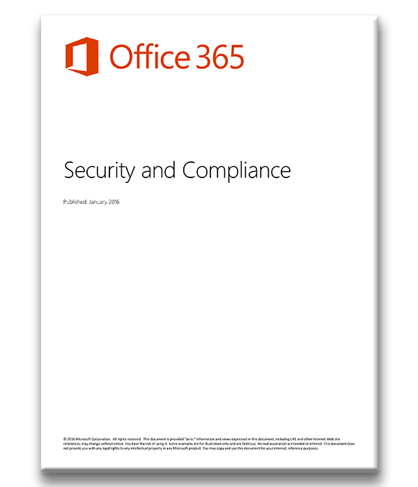 Office 365: Security and Compliance WP | Resource tile